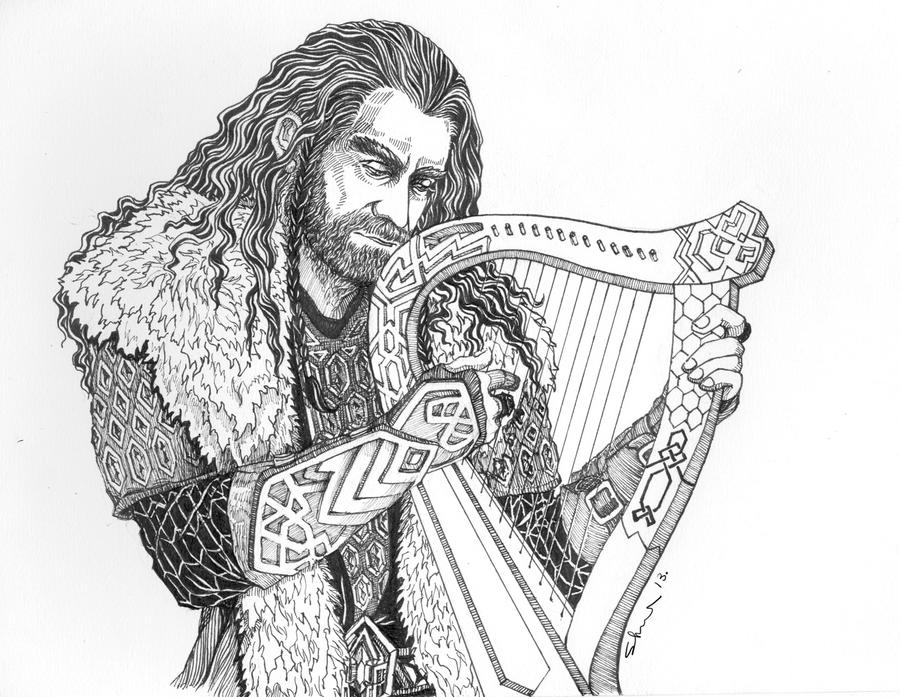 Thorin with Harp