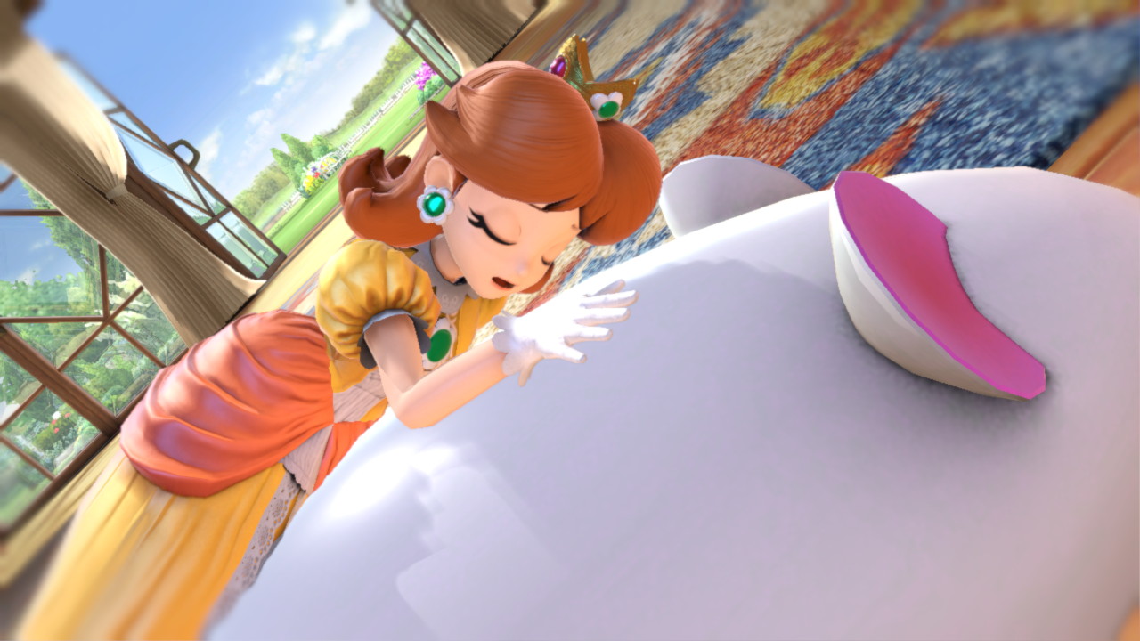 Sleeping princess Daisy on toy by CPOsample on DeviantArt