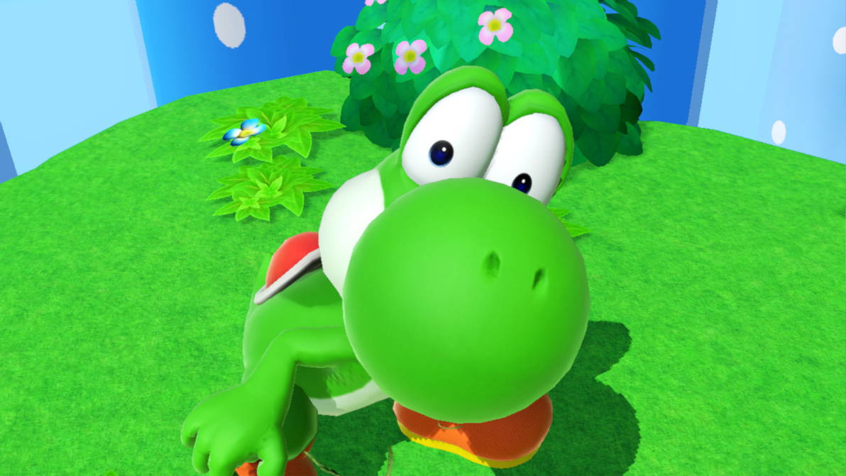 Scared Yoshi on the camera by CPOsample on DeviantArt