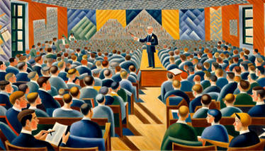 University Professor Deviantart College professor gives a lecture at a university by ...