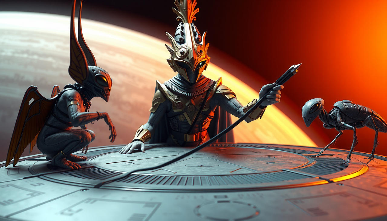 Deviantart Insect King King Of The Martians Meets Emperor Of The Insect P by ...