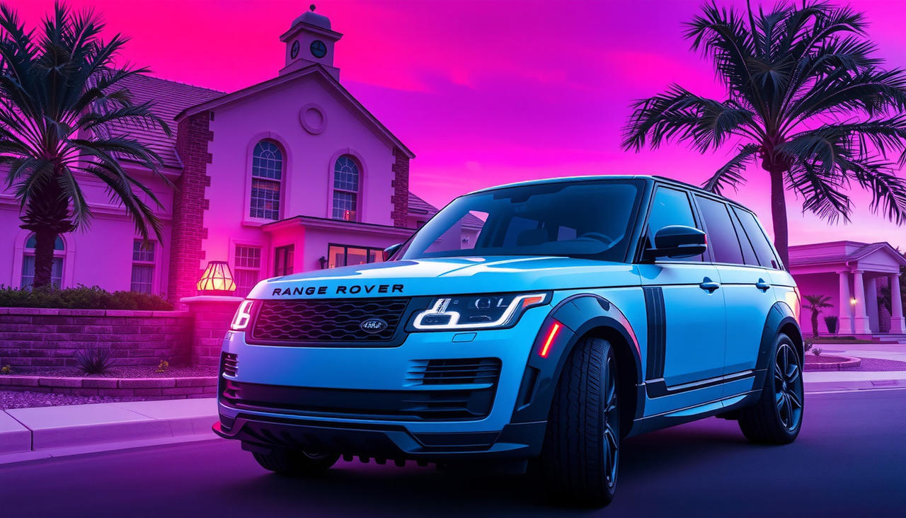 Range Rover Posh A Fancy Range Rover In Front Of A Posh Estate By M by ...