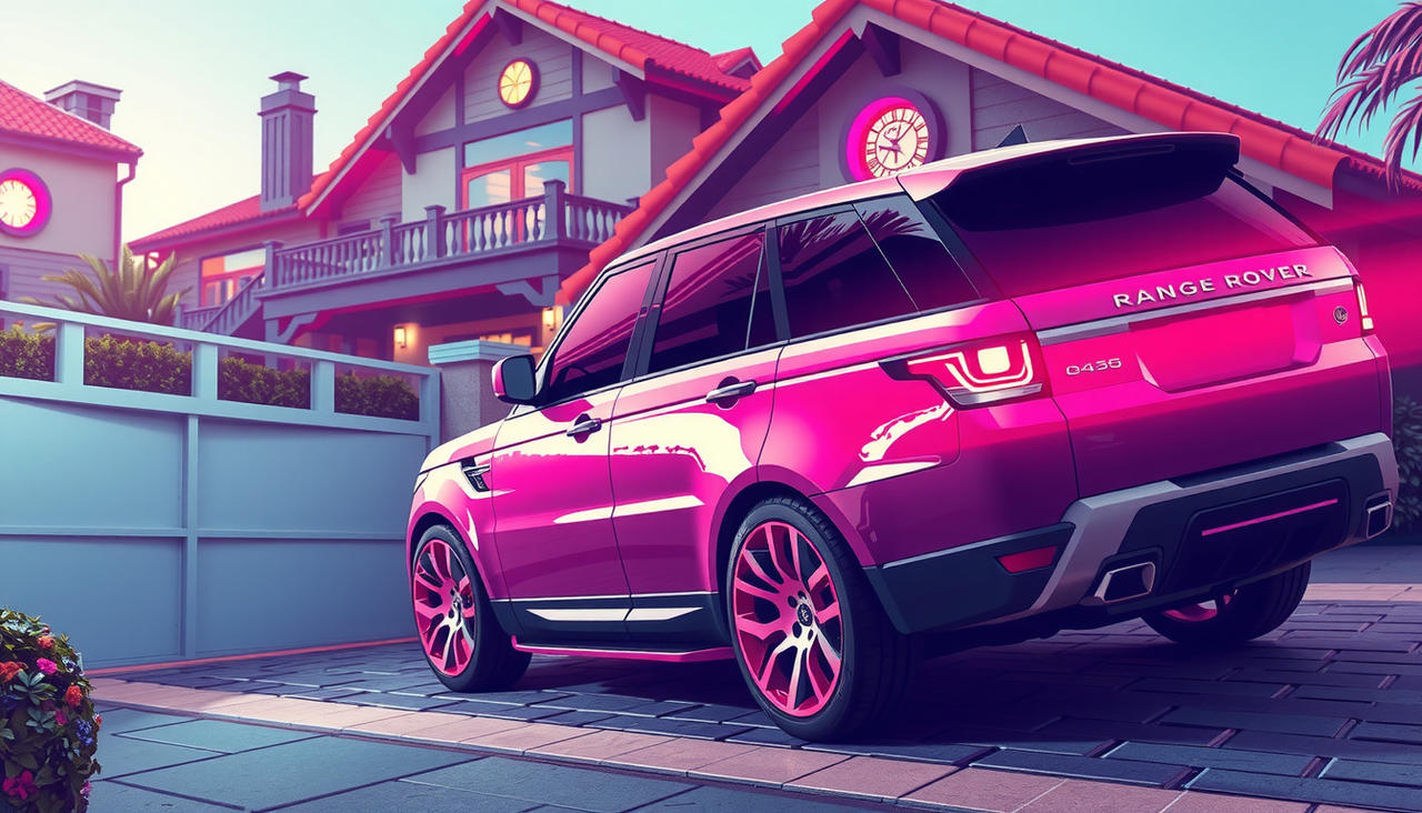 Range Rover Posh A Fancy Range Rover In Front Of A Posh Estate By M by ...