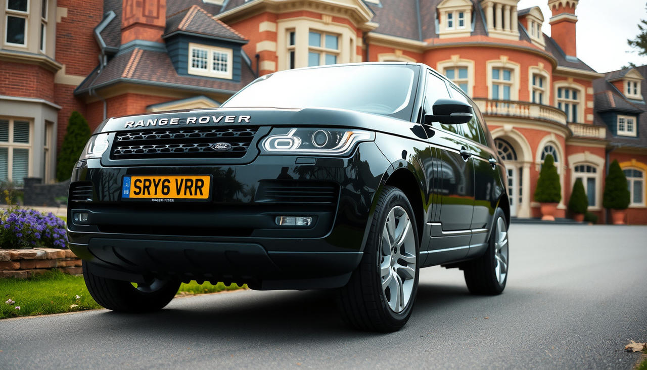 Range Rover Posh A Fancy Range Rover In Front Of A Posh Estate By M by ...