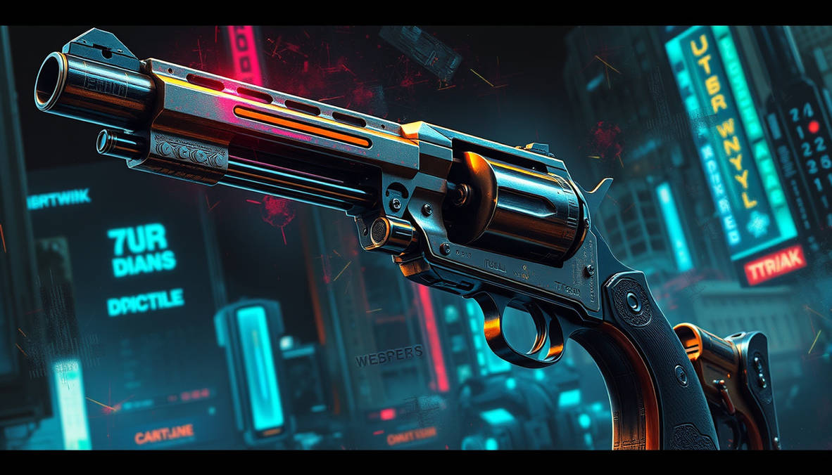 Clockpunk Revolver Cyberpunk diesel punk steampunk revolver carbine r by ...
