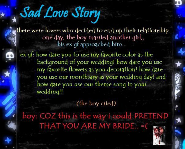 Sad Love Story.... By Xxice On Deviantart
