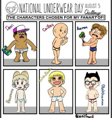 National Underwear Day ~ August 5th 