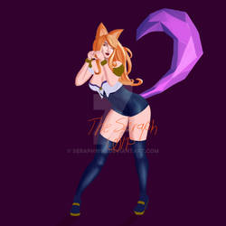 KDA Ahri Work In Progress