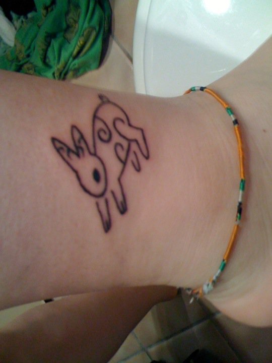 Bunny Tattoo by Jessception on DeviantArt Bunny Tattoo by Jessception on DeviantArt