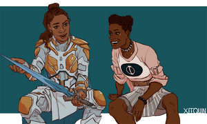 Shuri and Valkyrie