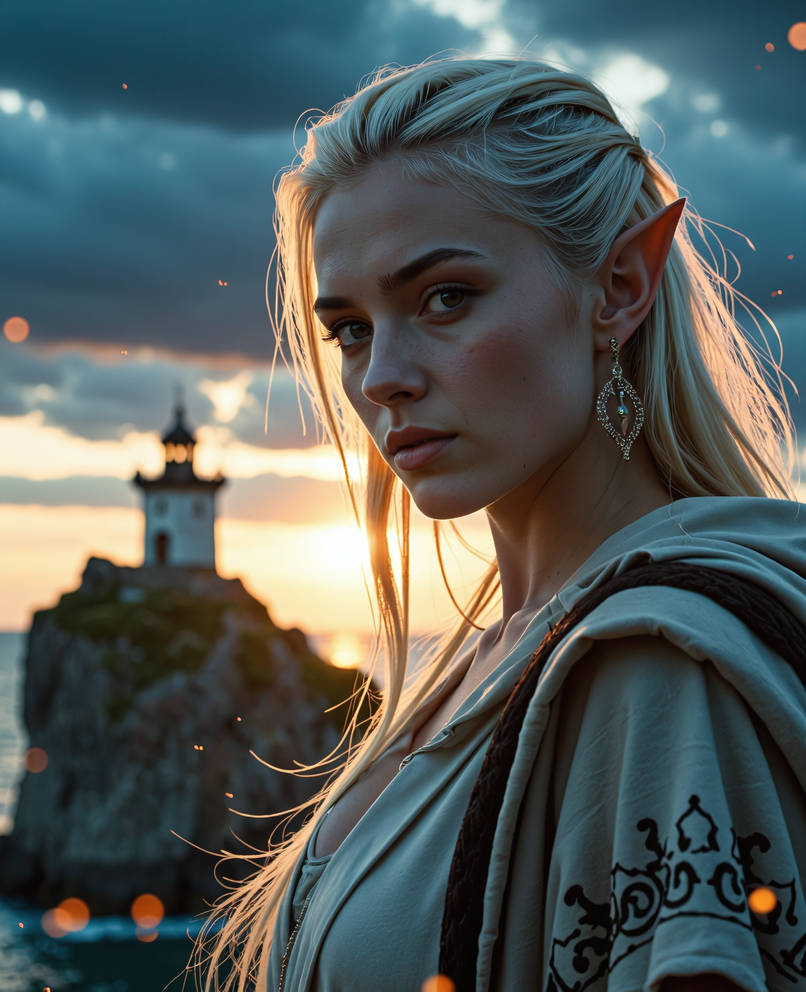Elven Portrait #194316014237299 by linvanoak on DeviantArt