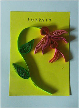 Quilled Fuchsia