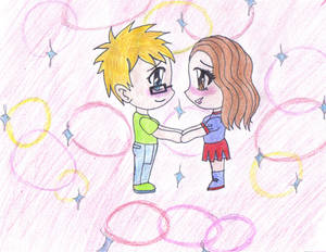 danny and lindsay chibi