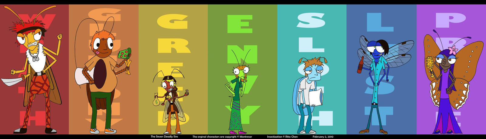Seven Insect The Seven Sinful Insects by thehurricanes on DeviantArt