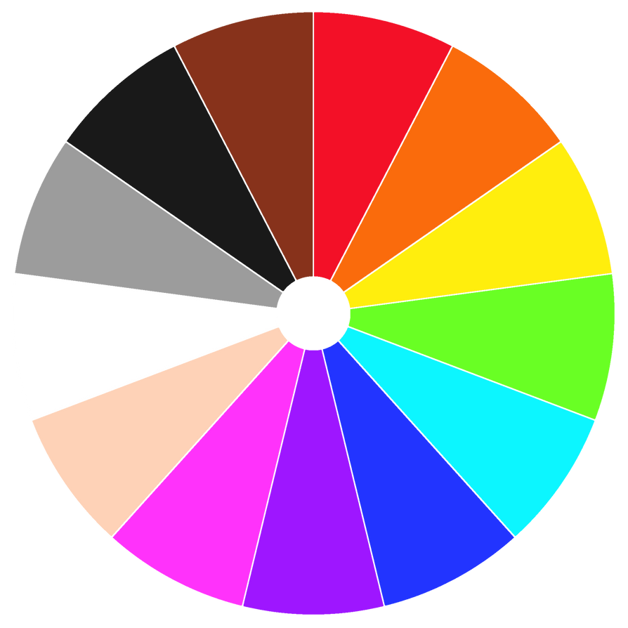 Tag Color Wheel Extension Color Wheel/Palette Challenge Template by DjGamer752 on ...