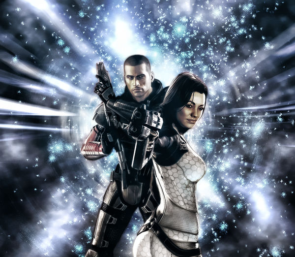 Miranda Shepard Mass Effect Shepard and Miranda by DazUki on DeviantArt
