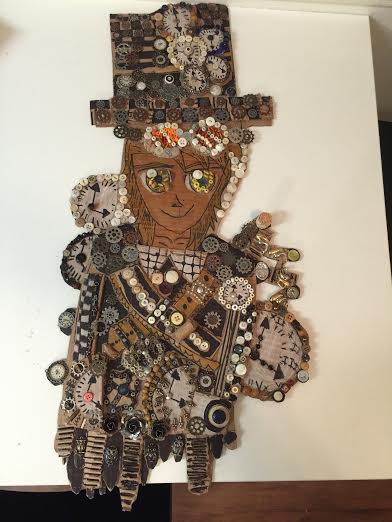 Steampunk sculpture