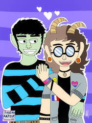 Murdoc x Athena