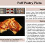 Puff Pastry Pizza Recipe Card