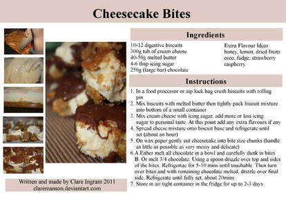 Cheesecake Bites Recipe
