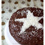 Snowfall Star Cake