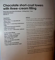 Chocolate Pastry Tower Recipes