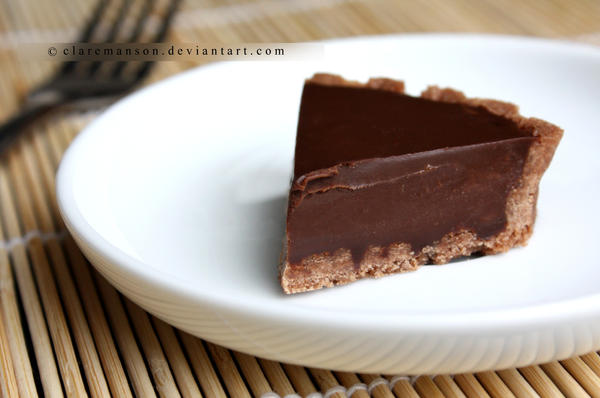 Bitesize Chocolate Cookie Tart Slice (+recipe)