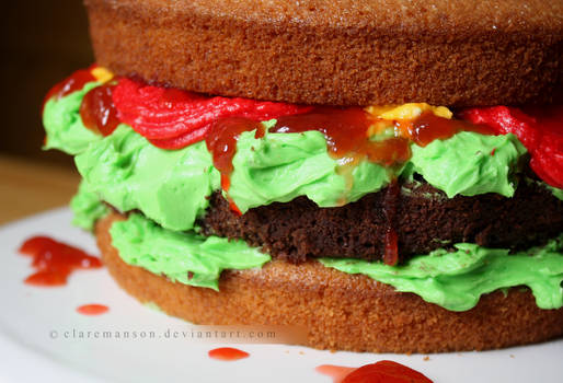 Burger Cake