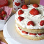 Strawberries and Cream Cake (+recipe)