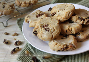 Honey Walnut Cookies by claremanson