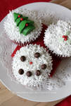 Christmas Cupcakes by claremanson