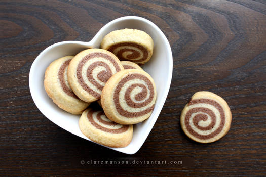 Chocolate Pinwheel Cookies