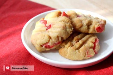 Candied Cherry Cookies (+YouTube Recipe