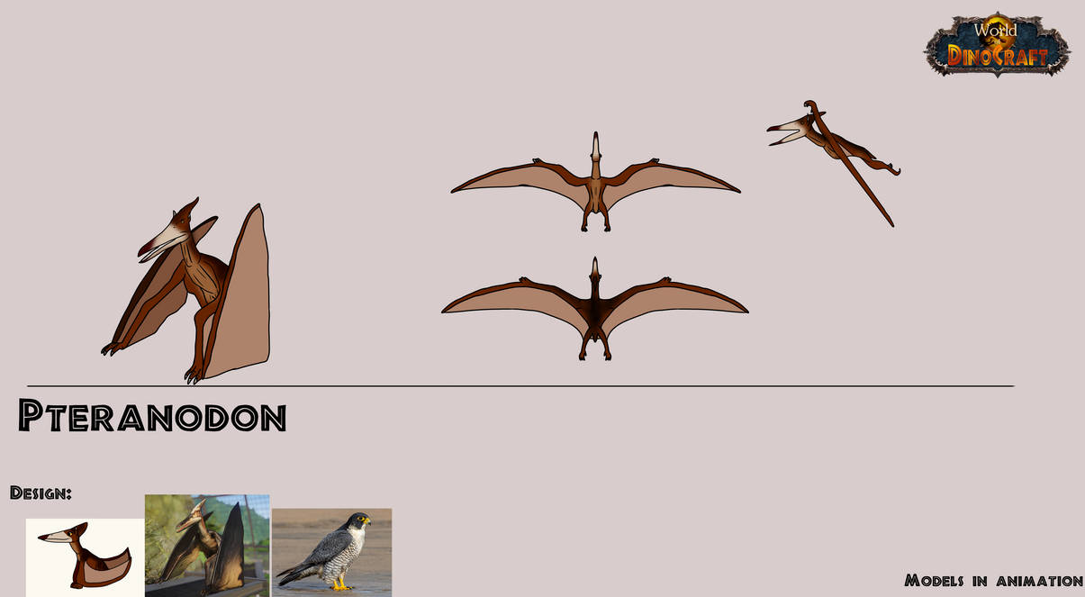 Pterodon Side Pteranodon (Wod) by Dinoewidoe on DeviantArt