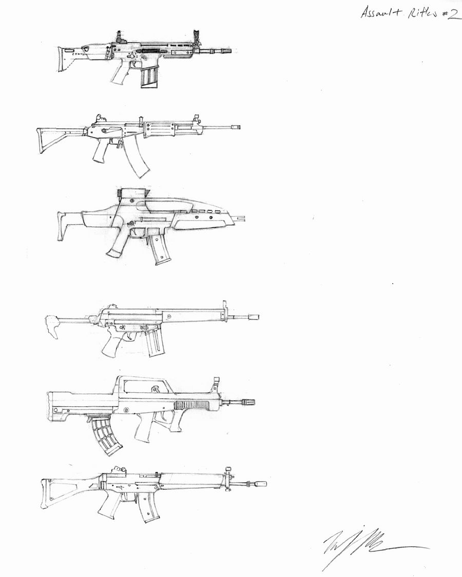 Assault Rifles 2 by leatricee on DeviantArt