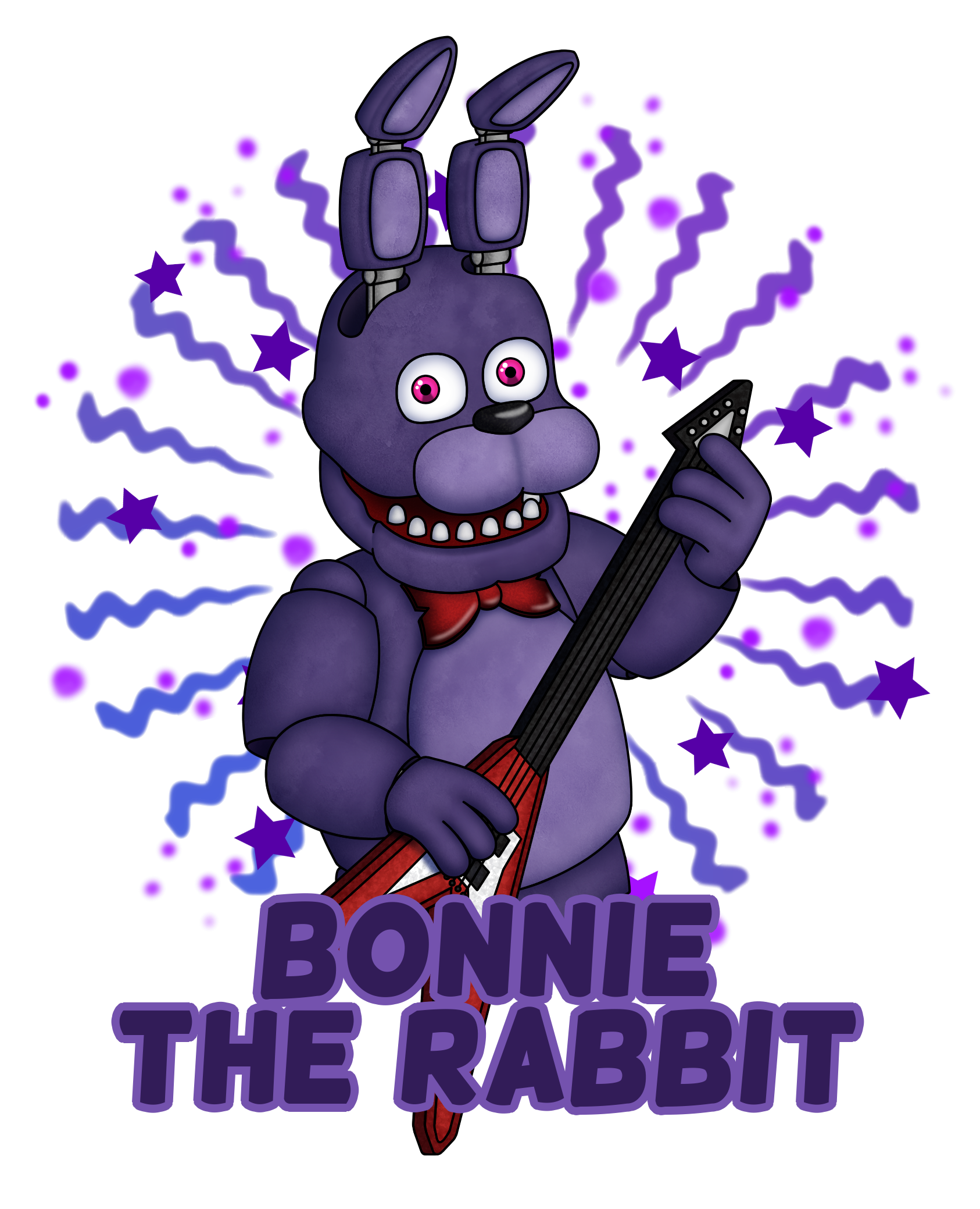 Bonnie the rabbit (version 1) by RocioVioletta on DeviantArt