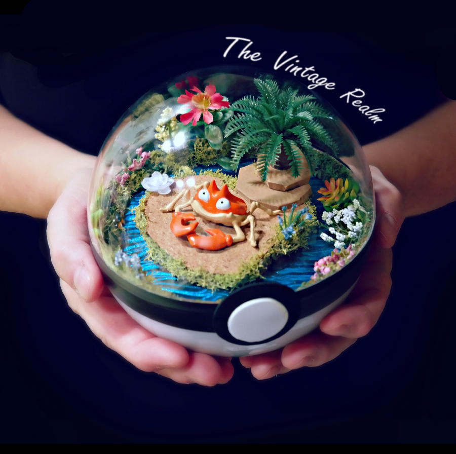 Poke Ball Terrarium - Krabby Vacation