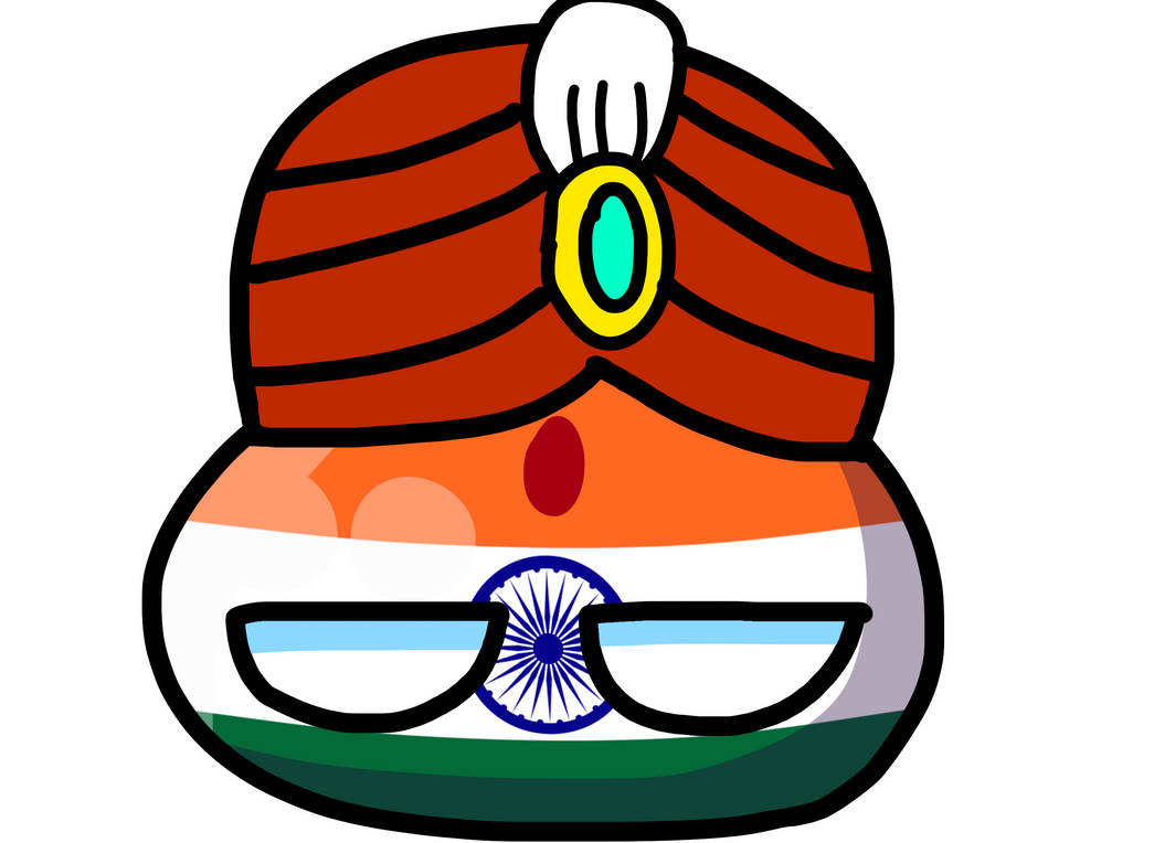 Indiaball Indiaball by paololattouf13 on DeviantArt