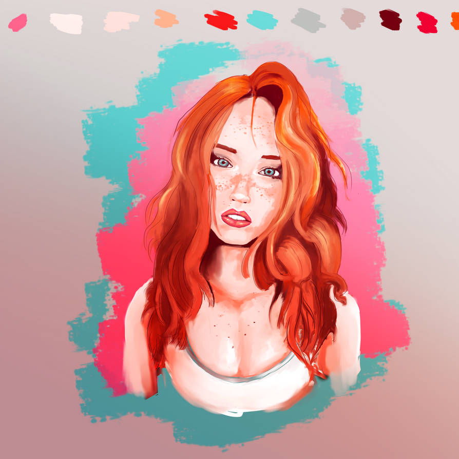 Redhead Girl Portrait