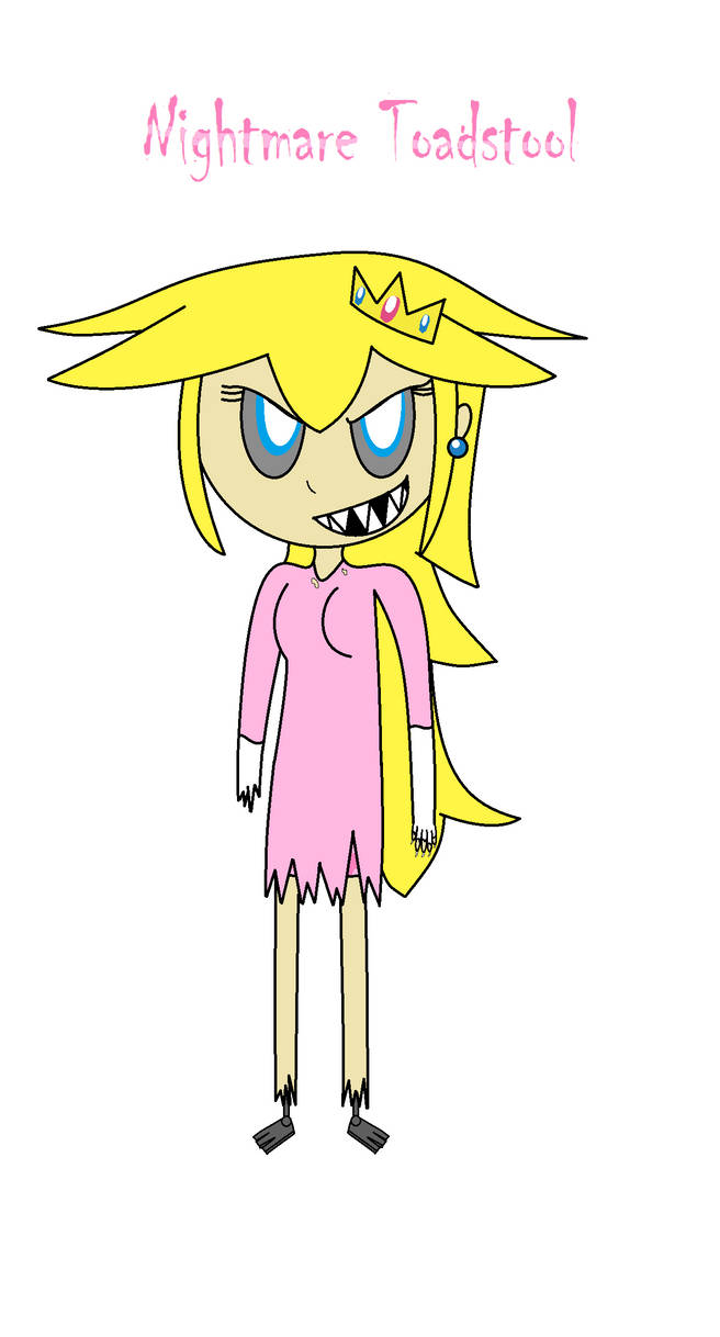 Scared Toadstool Nightmare Toadstool by ArialTheSkeleton on DeviantArt