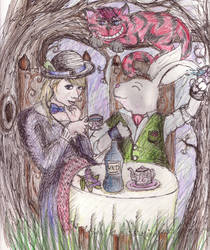 Alix in wonderland in colour