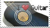 I Love Guitar Stamp by o0Wolf-Spirit0o