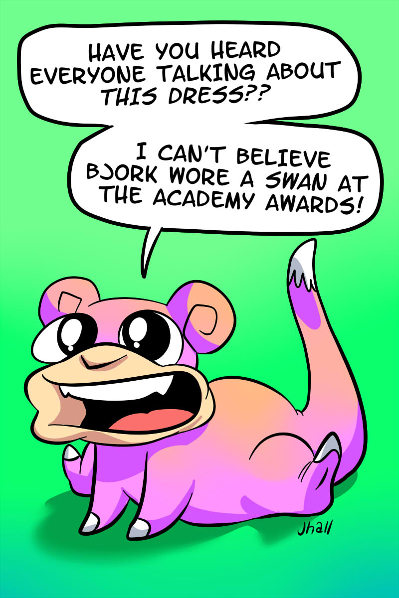 Slowpoke Comments on Dress-Gate