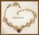Gold...gold Necklace by kokonok