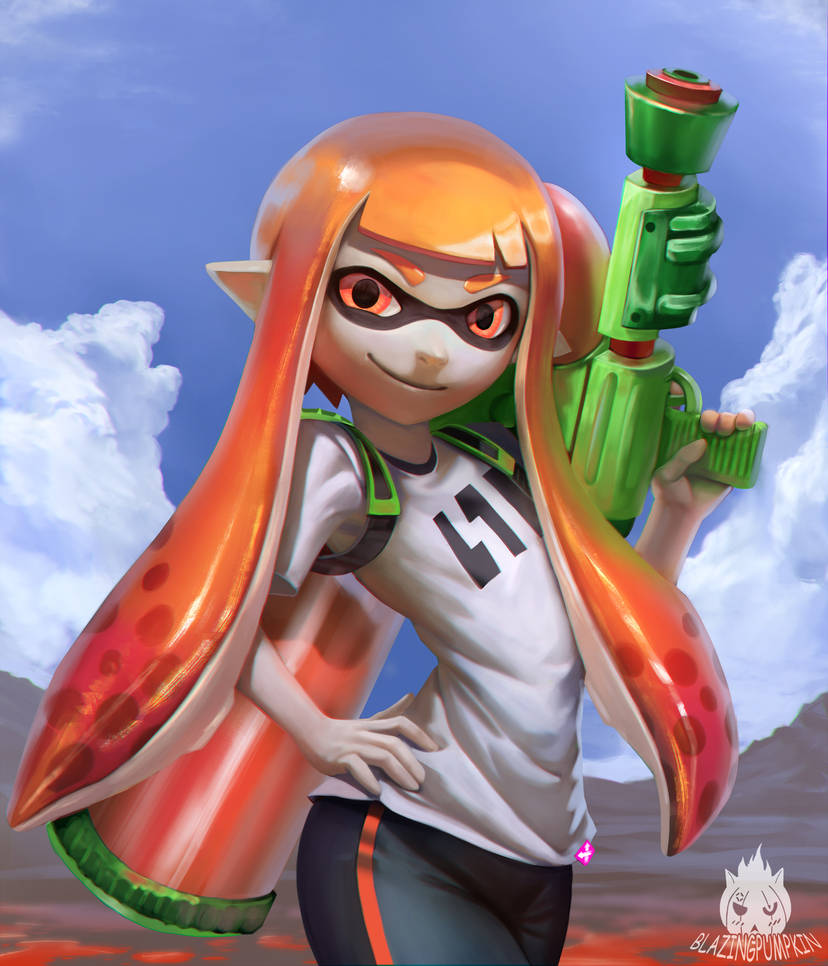 Inkling girl by Blazingpumpkin on DeviantArt