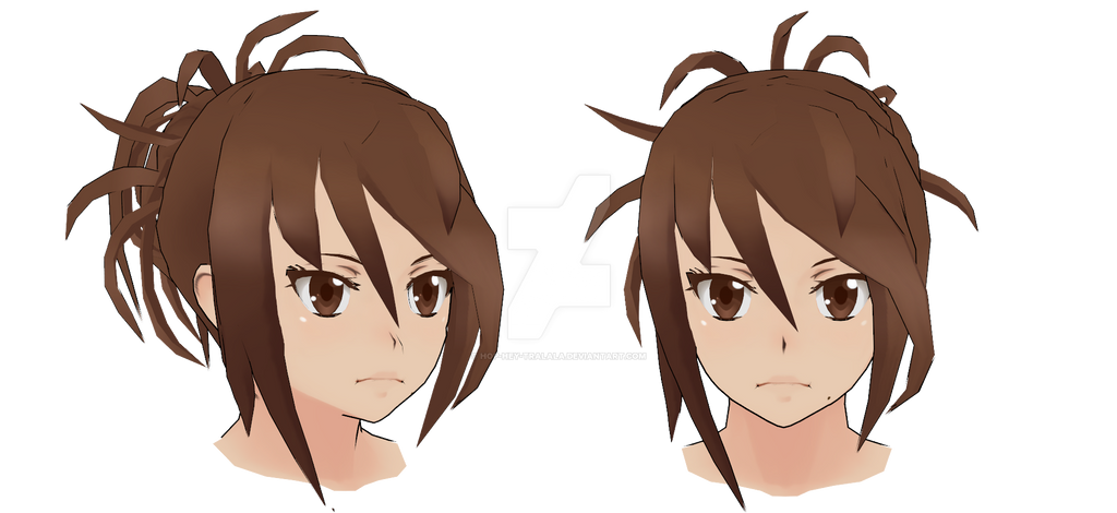 {MMD x Yandere Simulator} Mida Rana Hair Edit by Hop-Hey-Tralala on ...