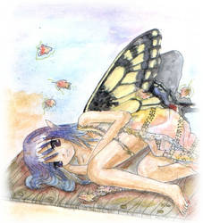 butterflygirl in autumn