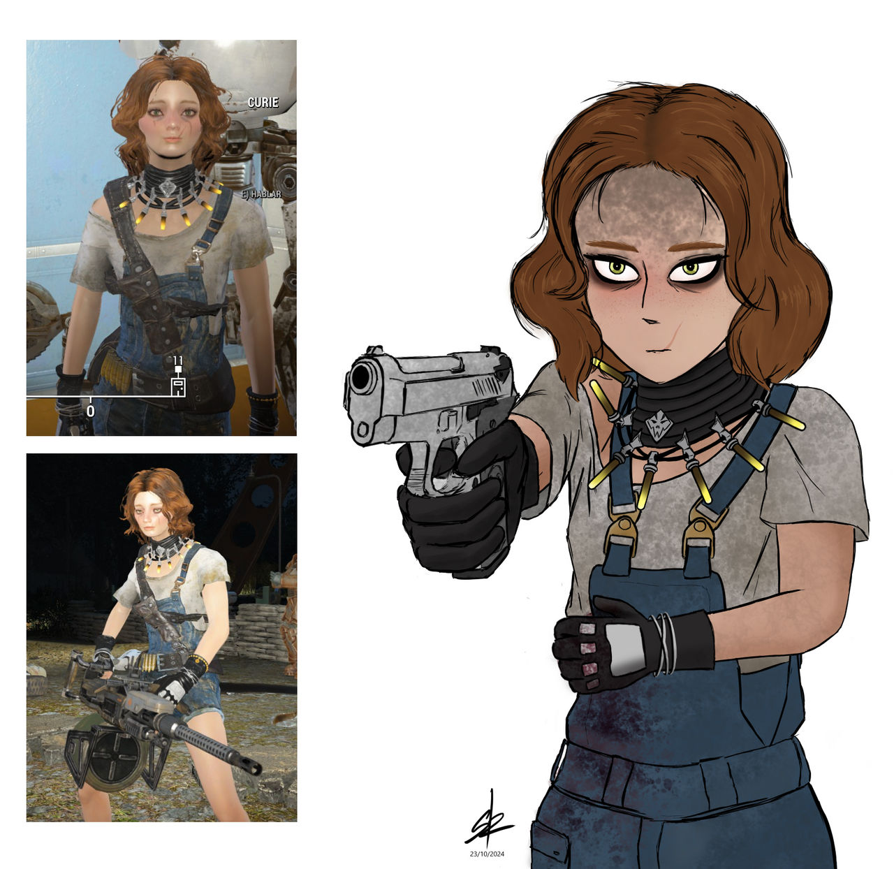 Cait Fallout 4 Referencia by Siberean12 on DeviantArt