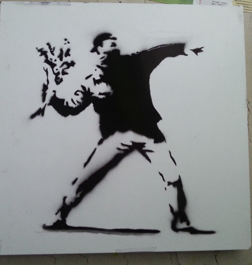 Banksy's Flower Thrower