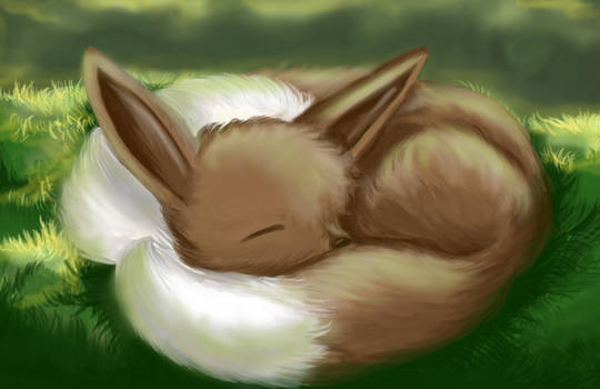 Sleeping Eevee